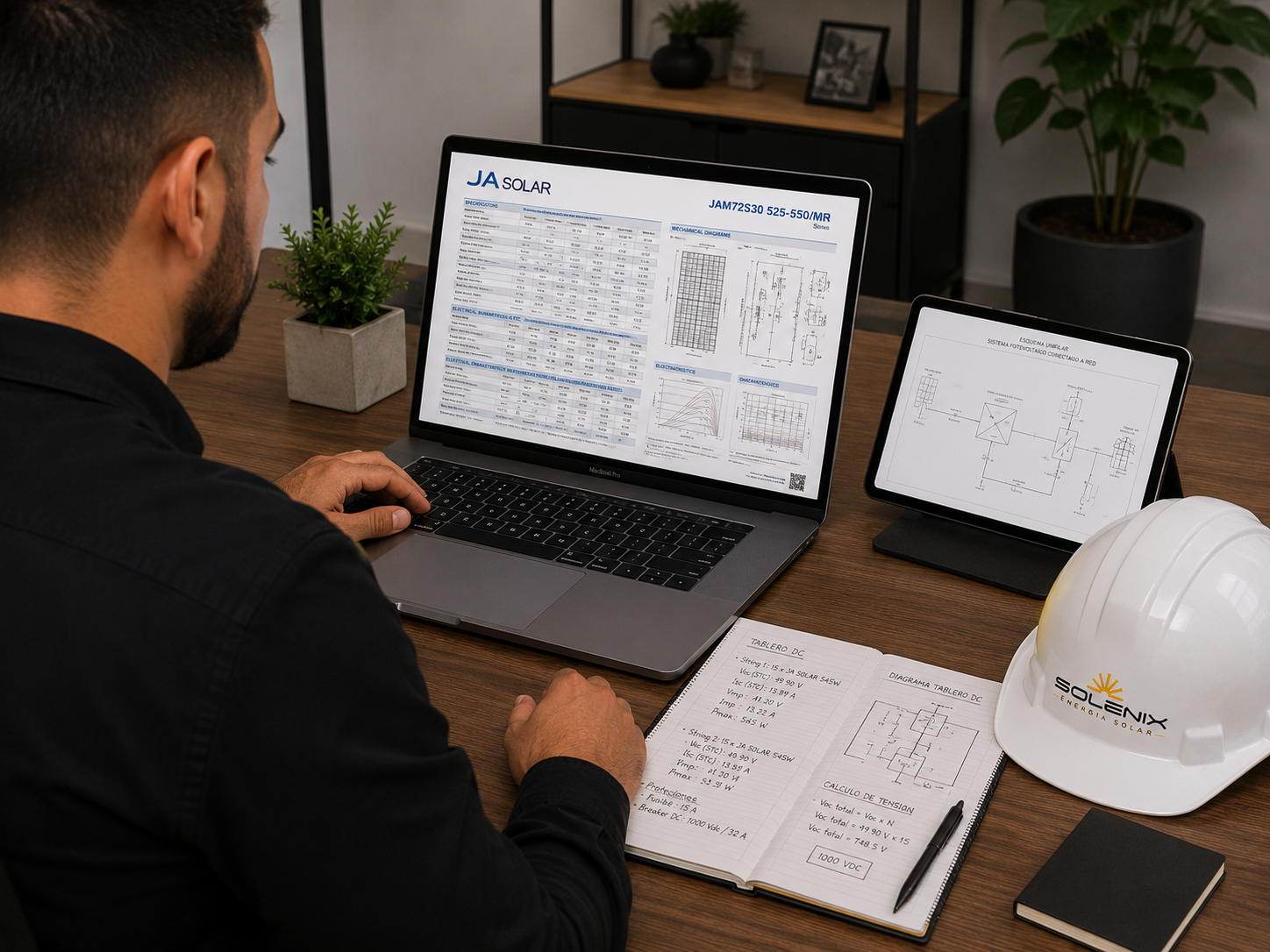 Ingeniería y consultoría para proyectos de energía solar Solenix